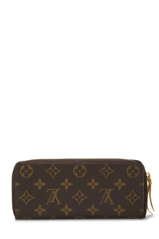 Yellow Monogram Canvas Clemence Wallet, , large image number 2