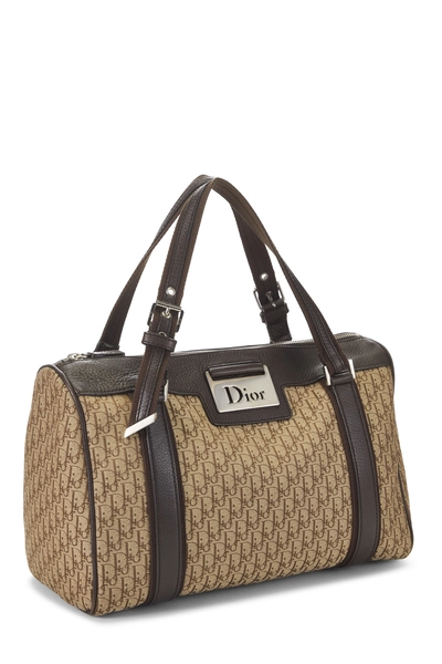 Christian Dior Brown Canvas Trotter Street Chic Boston — photo 2