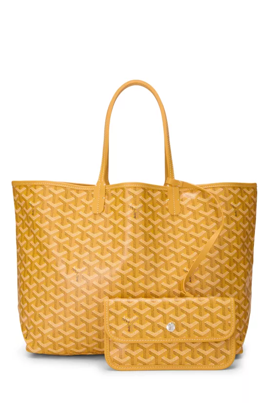 Yellow Goyardine Canvas Saint-Louis PM, , large image number 3