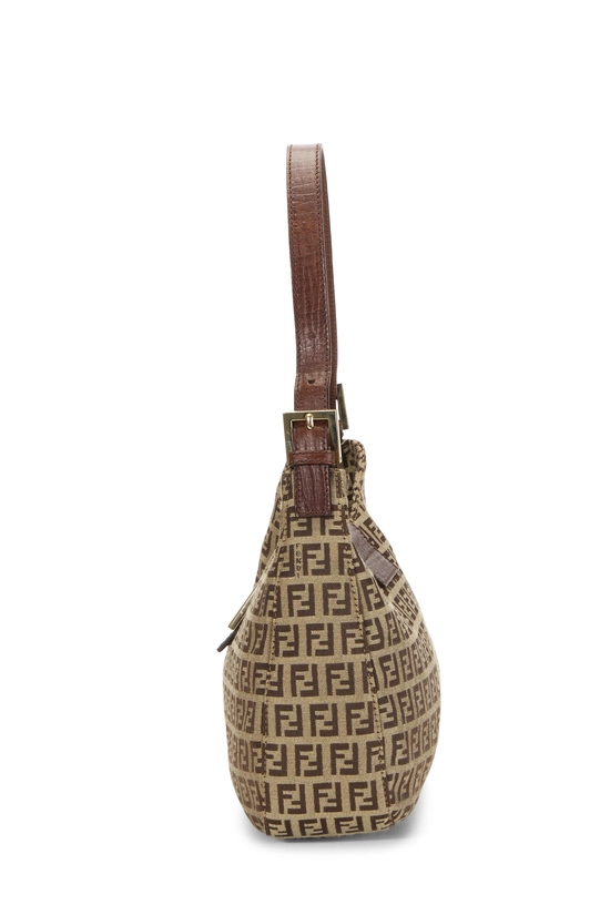 Brown Zucchino Canvas Shoulder Bag, , large image number 2