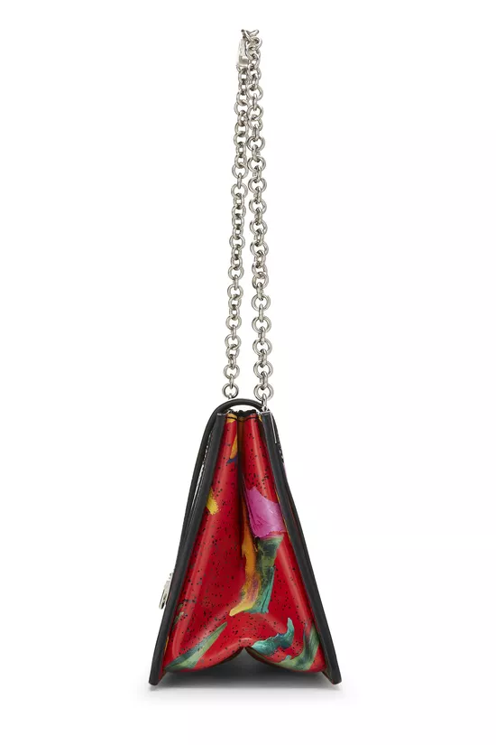 Multicolor Calfskin Leather Trapeze Bag, , large image number 2