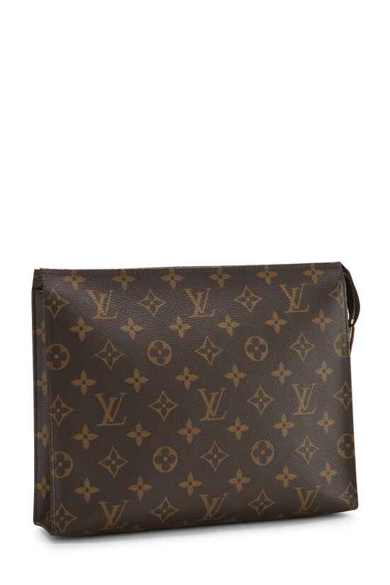 Louis Vuitton Toiletry Pouch 26 Monogram Brown in Coated Canvas
