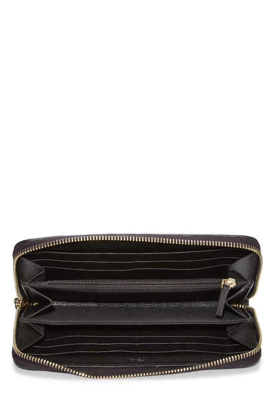 Brown Zucca Coated Canvas Zip Wallet, , large image number 3