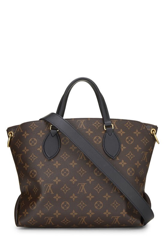 Louis Vuitton Black Monogram Flower Zip Tote MM QJB2FT1YKA007 | WGACA