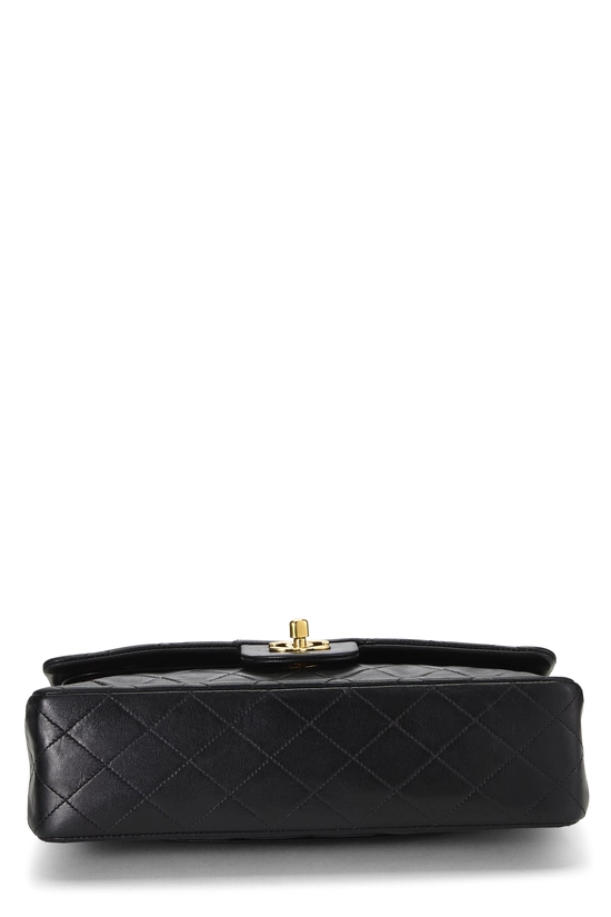 Black Quilted Lambskin Classic Double Flap Medium, , large image number 4