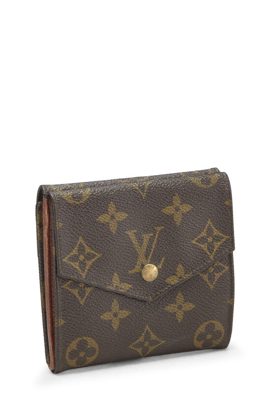 Authentic Louis Vuitton Classic Monogram Large Compact Wallet