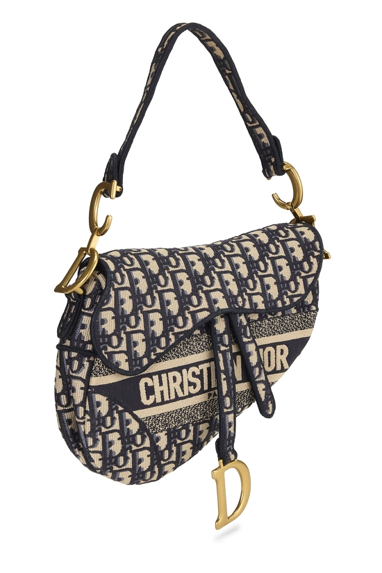 Navy Oblique Saddle Bag NM, , large image number 1