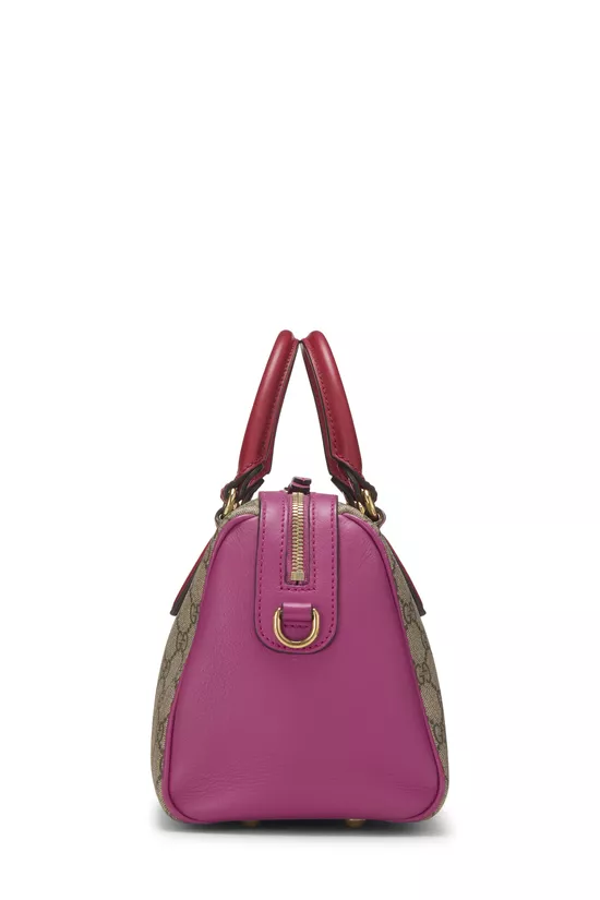 Multicolor GG Supreme Canvas Boston Handbag, , large image number 2