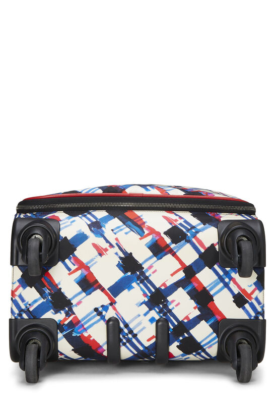 Multicolor Plaid Canvas Airlines Trolley, , large image number 4