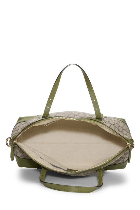 Green GG Supreme Canvas Nice Top Handle Bag Medium, , large image number 5