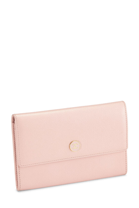 Chanel Pink Calfskin Compact Wallet Q6A1A23PPB002