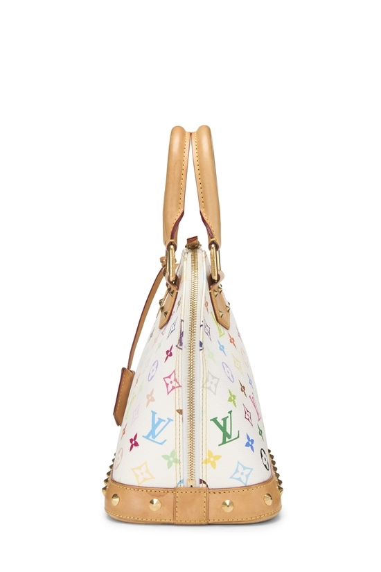 Takashi Murakami x Louis Vuitton White Monogram Multicolore Alma PM NM, , large image number 2