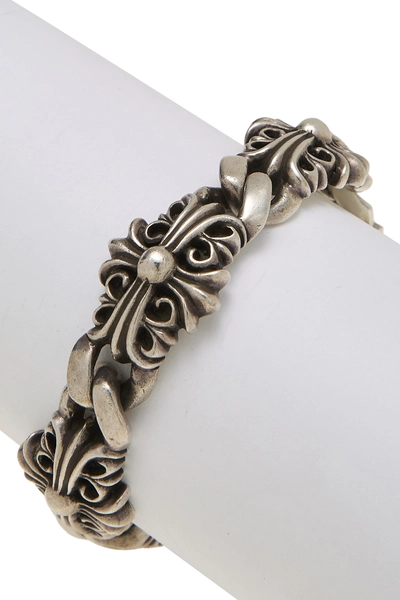 Sterling Silver Keeper Link Bracelet