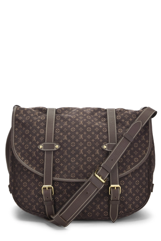 Brown Mini Lin Canvas Saumur 43, , large image number 3