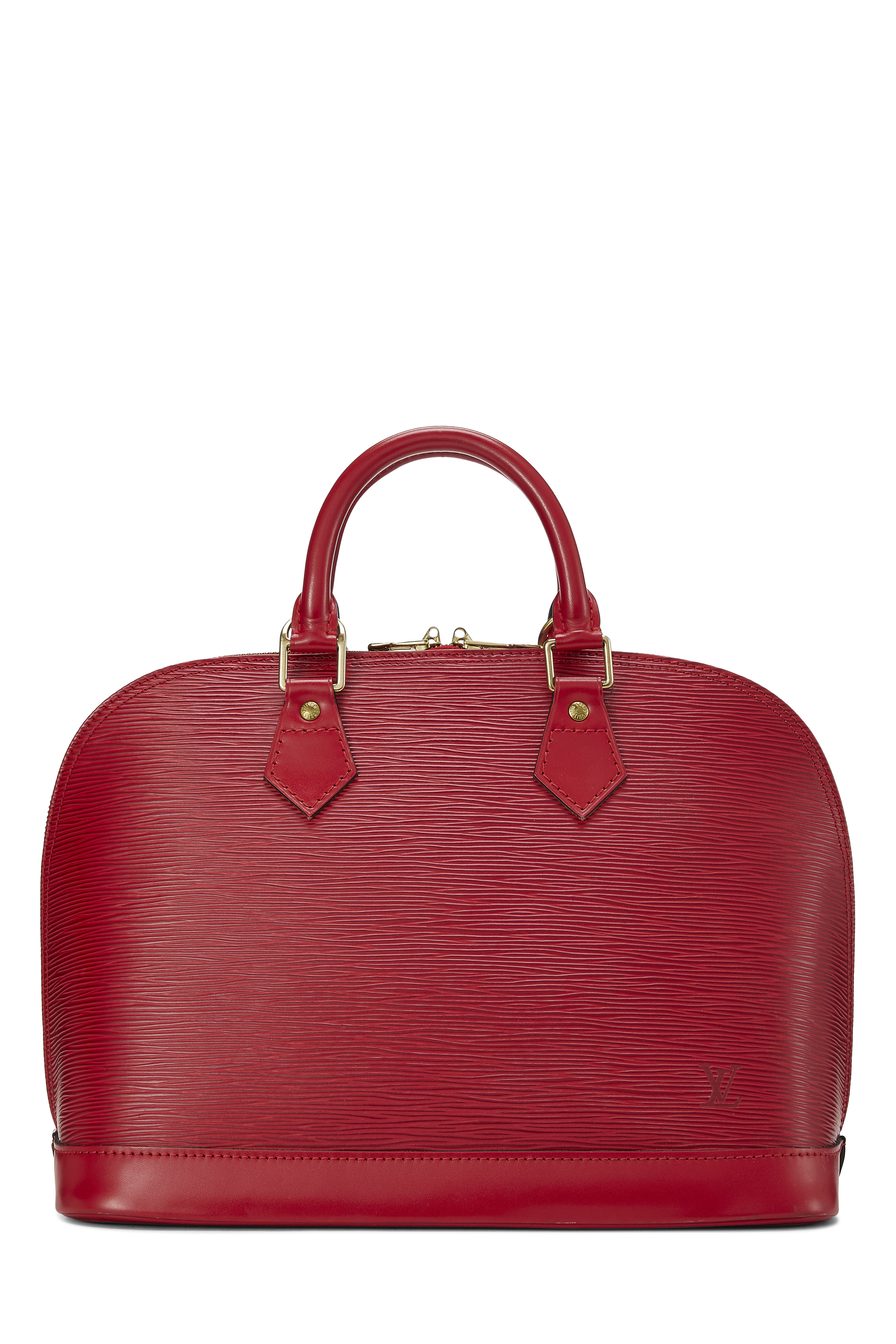 louis vuitton red epi alma