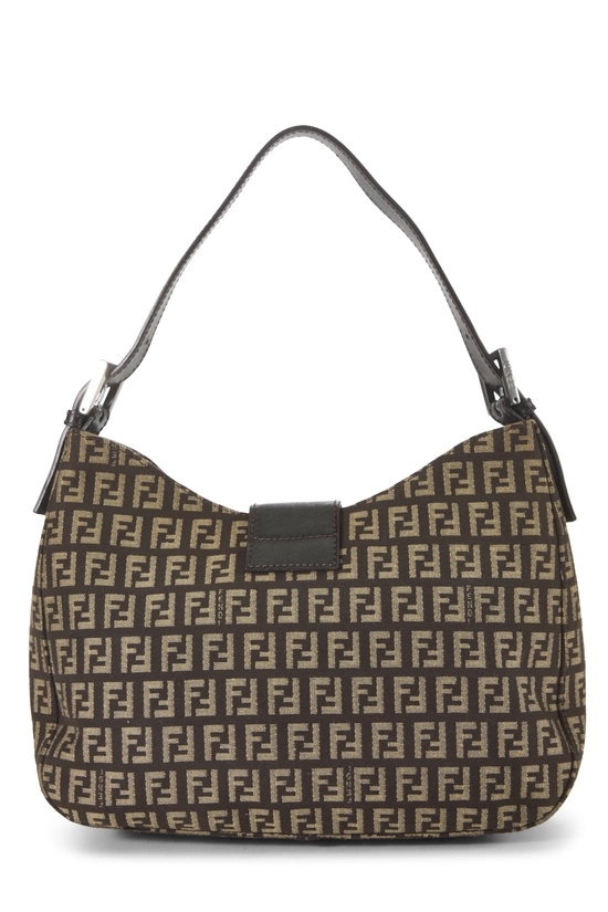 Brown Zucchino Canvas Shoulder Bag, , large image number 3