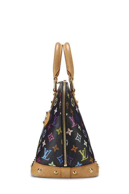 Takashi Murakami x Louis Vuitton Black Monogram Multicolore Alma MM, , large image number 2