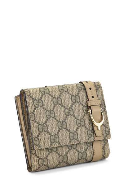 Beige GG Supreme Canvas Nice Wallet, , large