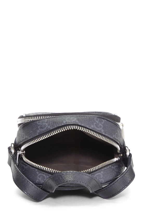 Black GG Supreme Canvas Interlocking GG Crossbody Mini, , large image number 5