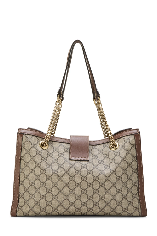 Original GG Supreme Canvas Padlock Tote Medium, , large image number 3