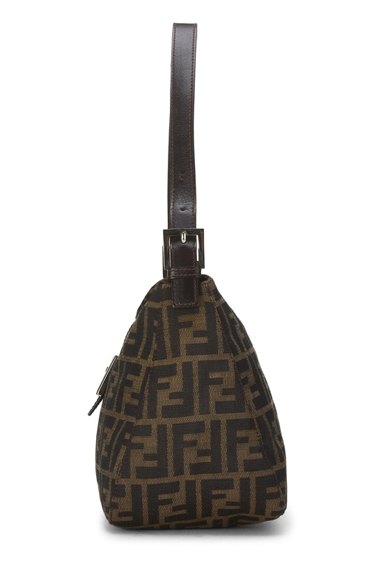Brown Zucca Canvas Shoulder Bag, , large image number 2
