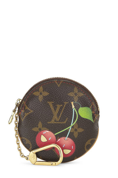 LOUIS VUITTON Key ring holder chain Bag charm AUTH Porte cle Pastille Red  F/S LV