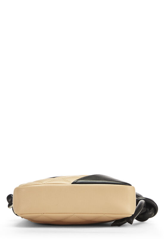 Beige Quilted Calfskin Cambon Shoulder Bag Mini, , large image number 5