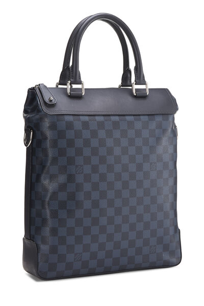 Damier Cobalt Greenwich Tote, , large