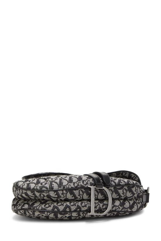 Black Trotter Canvas Saddle Bag, , large image number 4