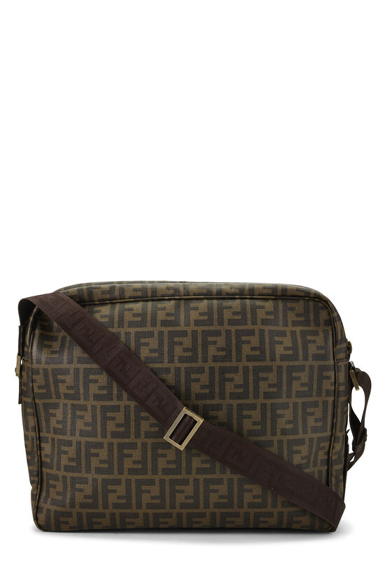 Brown Zucca Coated Canvas Messenger Large, , large image number 3