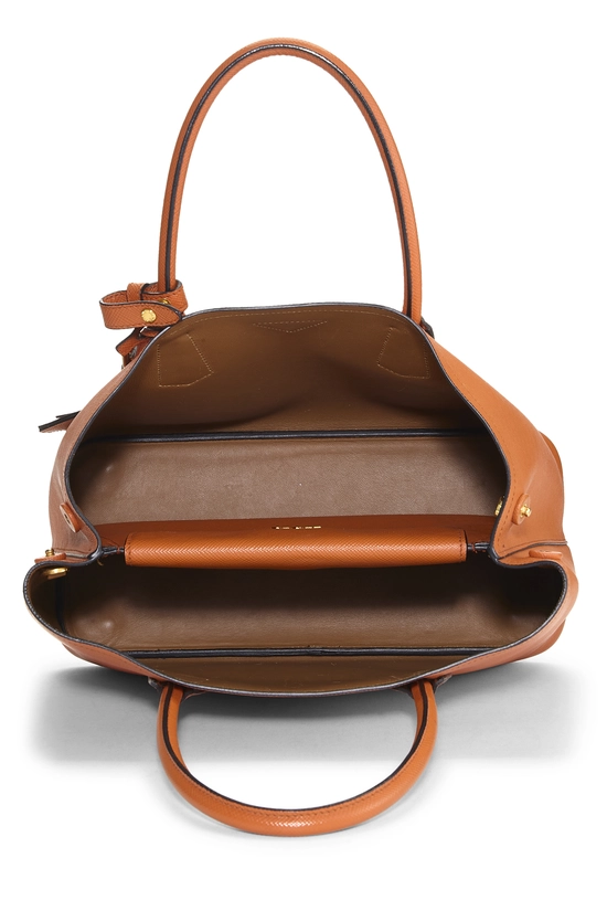Orange Saffiano Double Bag Medium, , large image number 5