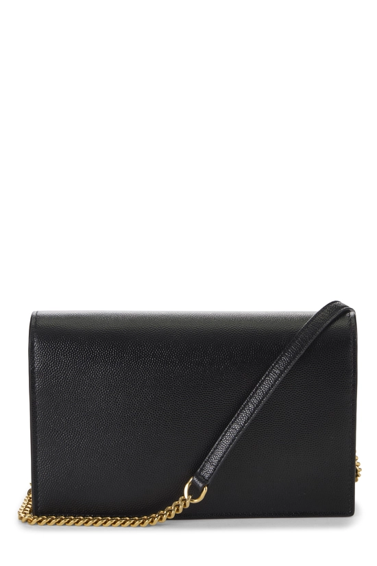 Black Grainy Kate Tassel Wallet On Chain (WOC), , large image number 3