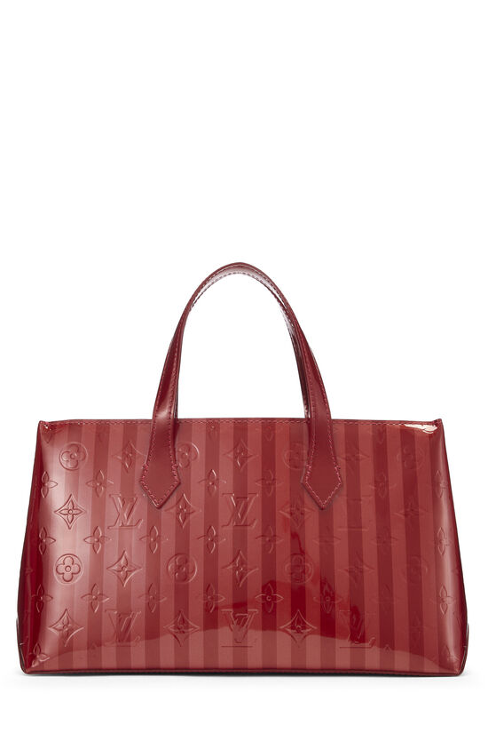 Red Monogram Vernis Rayures Wilshire PM, , large image number 3
