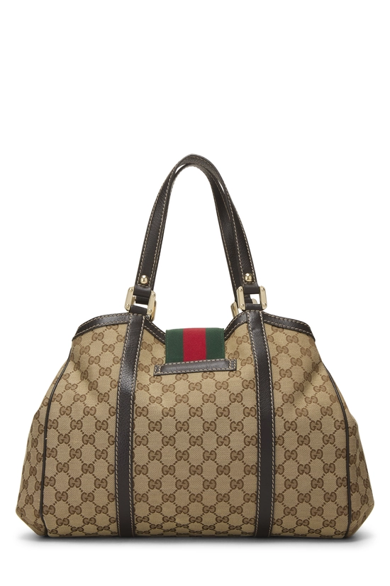 Original GG Canvas Shelly Tote, , large image number 3