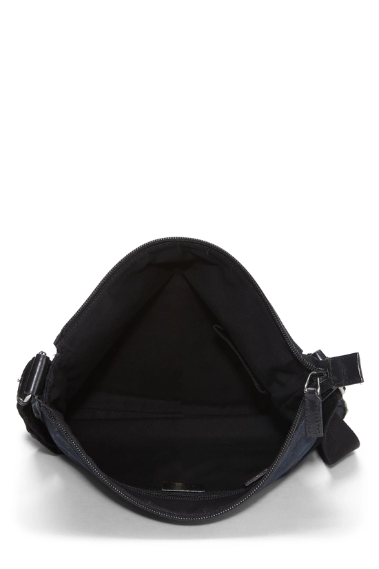 Black GG Canvas Web Pocket Messenger, , large image number 5