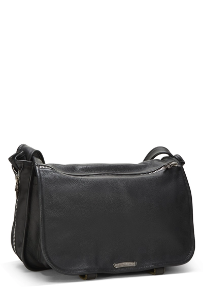 Chrome Hearts Black Leather Gunslinger Messenger — photo 2