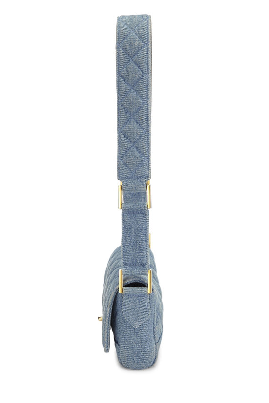 Blue Denim Shoulder Bag Mini, , large image number 3