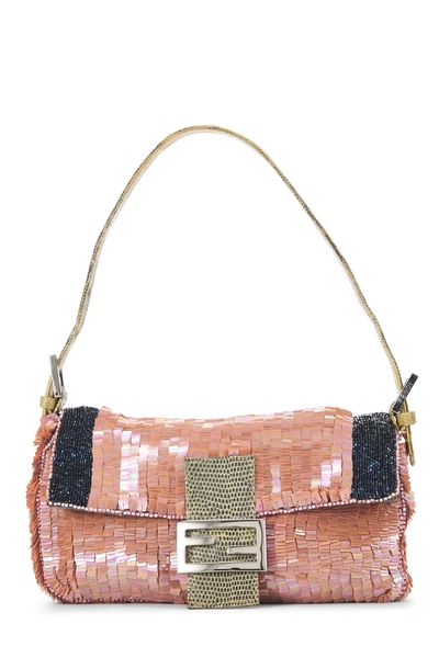 Multicolor Sequin Baguette