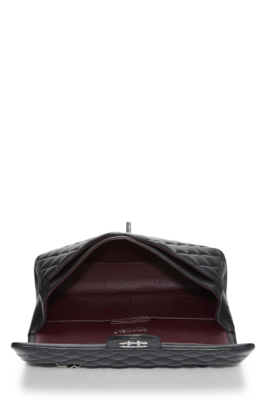 Black Quilted Lambskin Classic Double Flap Medium, , large image number 5