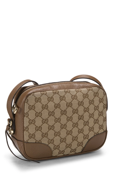 Brown Original GG Canvas Bree Crossbody , , large