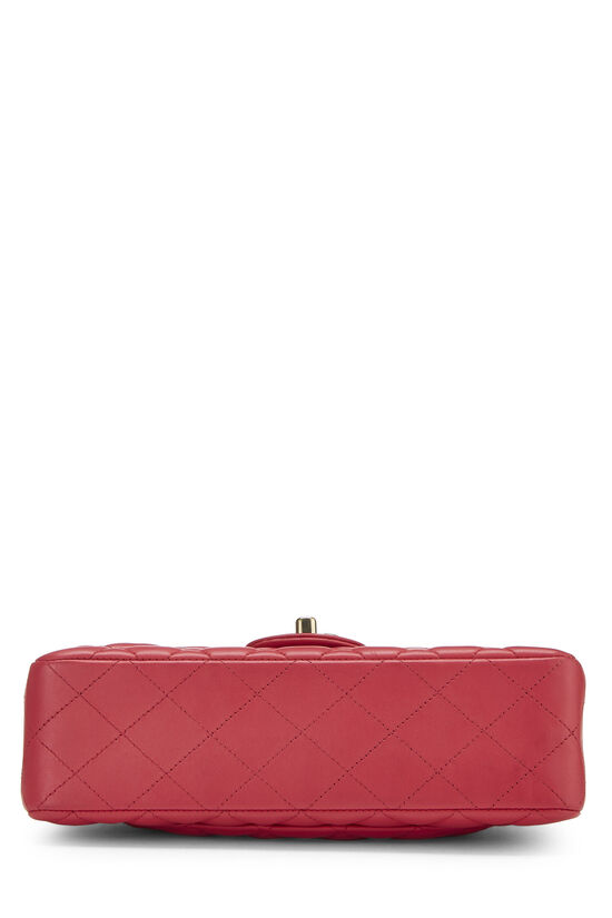 Pink Quilted Lambskin Classic Double Flap Small, , large image number 6