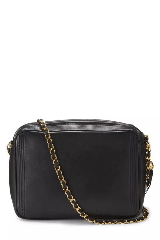 Black Lambskin Pocket Camera Bag Medium, , large image number 3