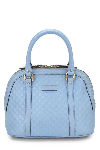 Gucci Blue Microguccissima Nice Dome Bag Small — photo 1