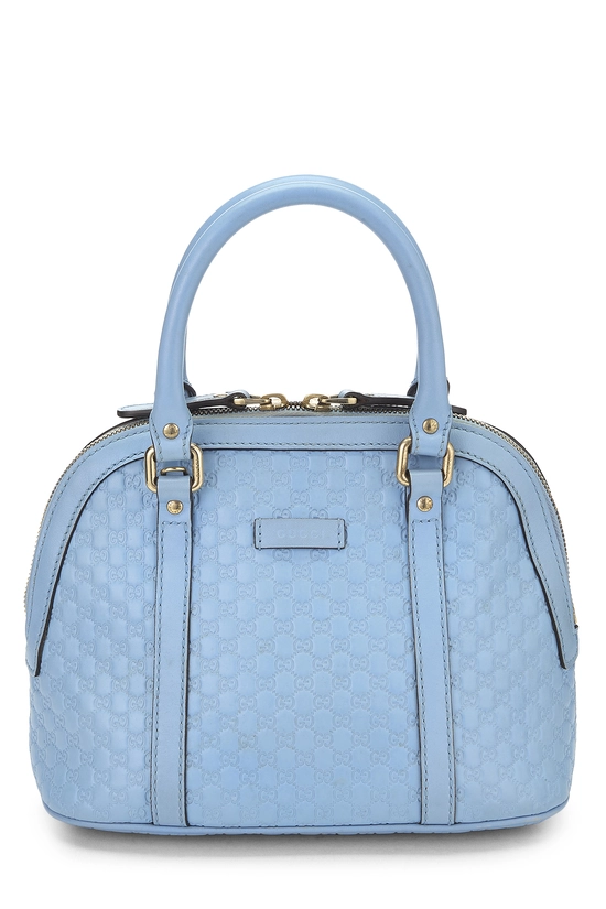 Blue Microguccissima Nice Dome Bag Small, , large image number 0