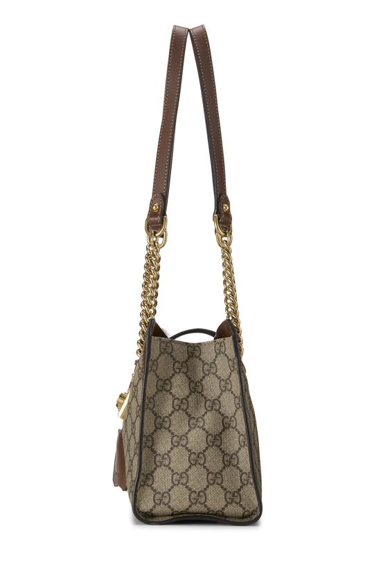 Brown GG Supreme Padlock Tote Small, , large image number 2