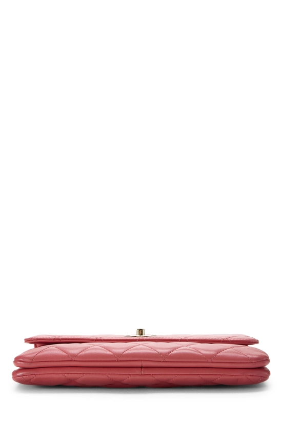 Pink Quilted Lambskin Trendy 'CC' Flap, , large image number 4