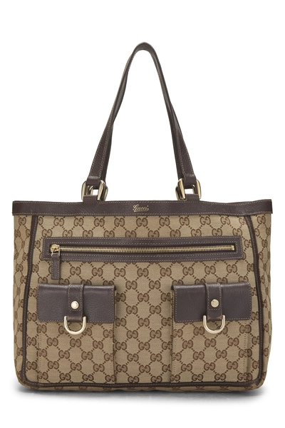 Original GG Canvas Abbey Pocket Tote