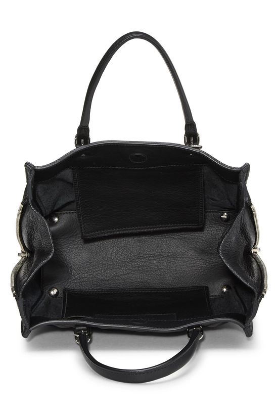 Black Calfskin Papier A4 Zip Around Tote, , large image number 5
