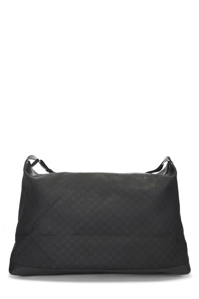 Gucci Black GG Nylon Weekender XL