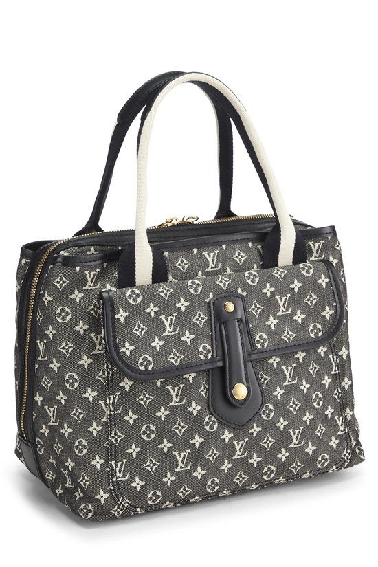 Black Monogram Mini Lin Sac Mary Kate, , large image number 1